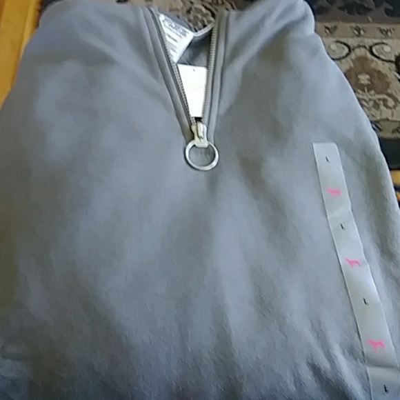 🚨SOLD🚨NWT-PINK 1/4 Zipper hoodie - Picture 4 of 5